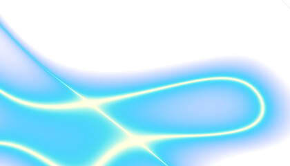 Energy lines with transparent gradient background. Elegant rainbow colours wavy line on Transparent png overlay background