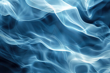 blue and white abstract smoke background
