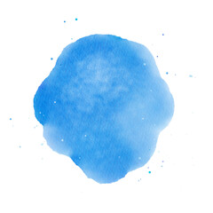 Abstract soft blue watercolor background
