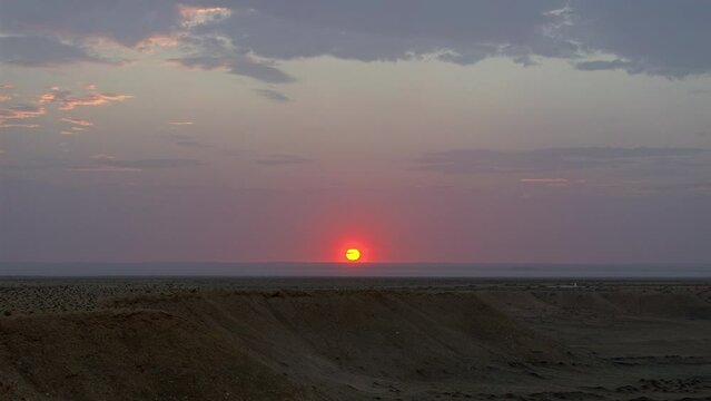 Desert Sunset Timelapse