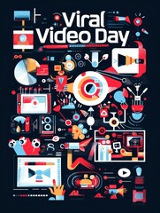 illustration with text to commemorate Viral Video Day