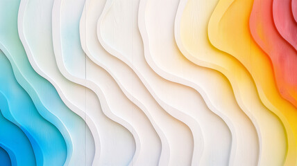 Obraz premium Seamless wood pattern background in colorful tones. Wooden wavy texture prepared for wall design. Copy paste area 