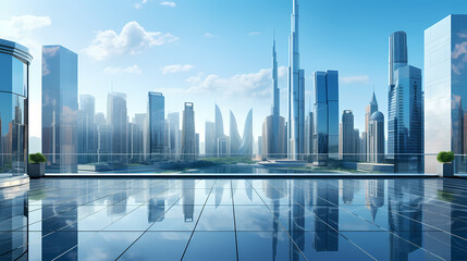 futuristic cityscape