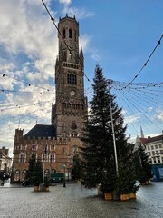 Obraz premium Bruges Historic city center of Brugge, West Flanders province, Belgium