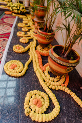 decoration of a wedding ceremony with original details 
