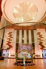 decoration of a wedding ceremony with original details 