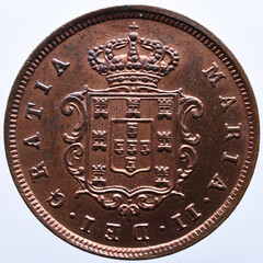 Mozambique Old Coin. Portugal Colonie