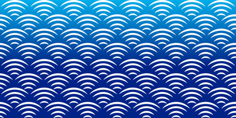Vector seamless patern water wave, vintage style. Minimalism. Textile, fabric, wallpaper, wrapping paper