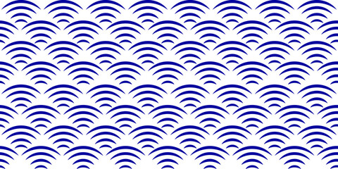 Vector seamless patern water wave, vintage style. Minimalism. Textile, fabric, wallpaper, wrapping paper