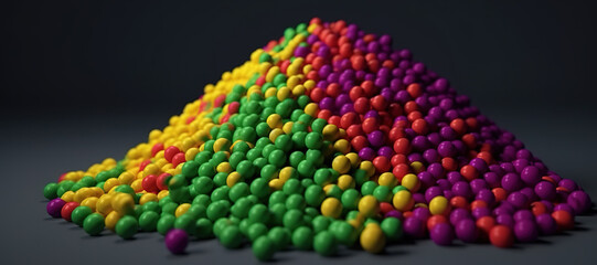 colorful circle balls 86