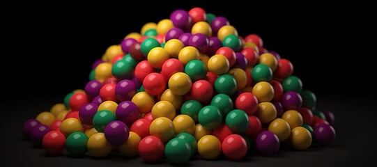 Fototapeta na wymiar colorful circle balls 81