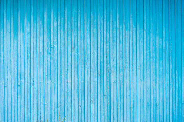 blue rustic woody background of wooden boards