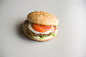 Juicy burgers that look delicious