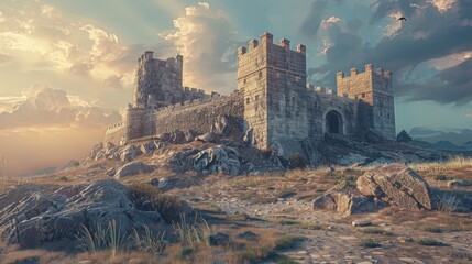 The ancient fortress stands as a testament to the ingenuity and craftsmanship of its builders, offering insights into the strategic importance and architectural prowess of past civilizations.