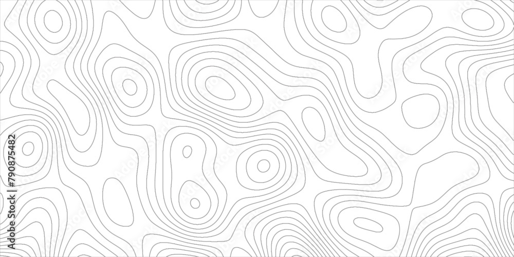 Aufkleber Topographic map background with geographic line map with elevation assignments.Modern design with White topographic wavy pattern design. Paper Texture Imitation of a Geographical map shades .