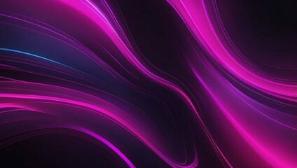 Fluid energy, Revitalize the abstract speed movement pattern with glowing blurred lines in vivid magenta gradients. - obrazy, fototapety, plakaty