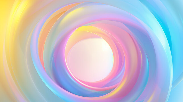 Vivid colorful concentric circles with a bright center.