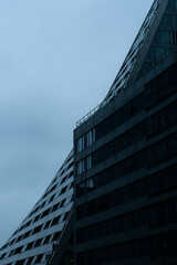 Fototapeta premium New York City rainy foggy night architecture and street photography