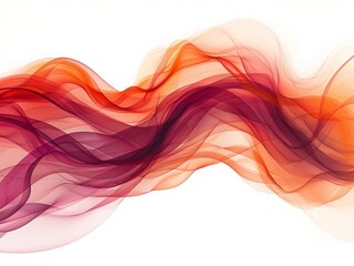 Colorful smoke waves abstract background