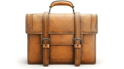 Elegant Leather Briefcase - Classic Design Representing Professionalism and Business Travel