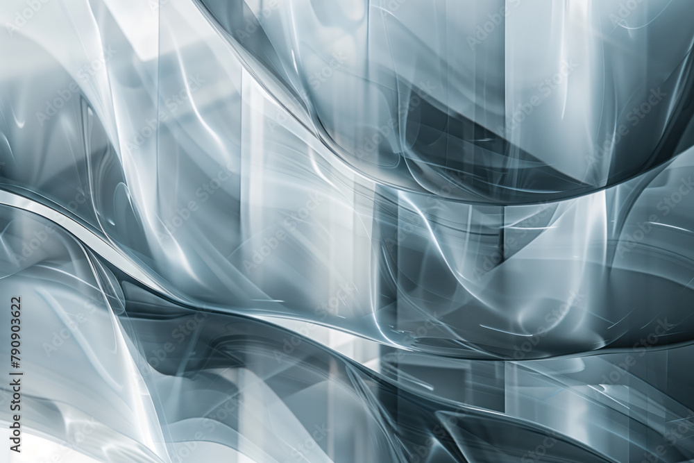 Poster abstract background with reflections and caustics. hi-tech. futuristic background image. created wit