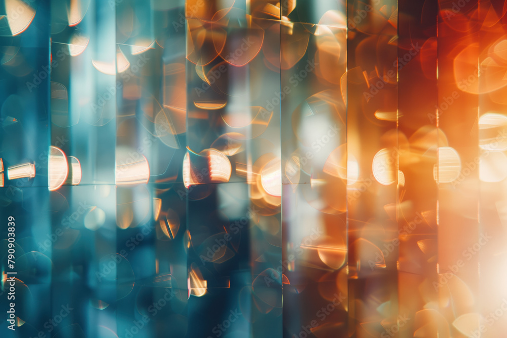 Poster abstract background with reflections and caustics. hi-tech. futuristic background image. created wit