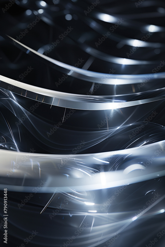 Poster abstract background with reflections and caustics. hi-tech. futuristic background image. created wit