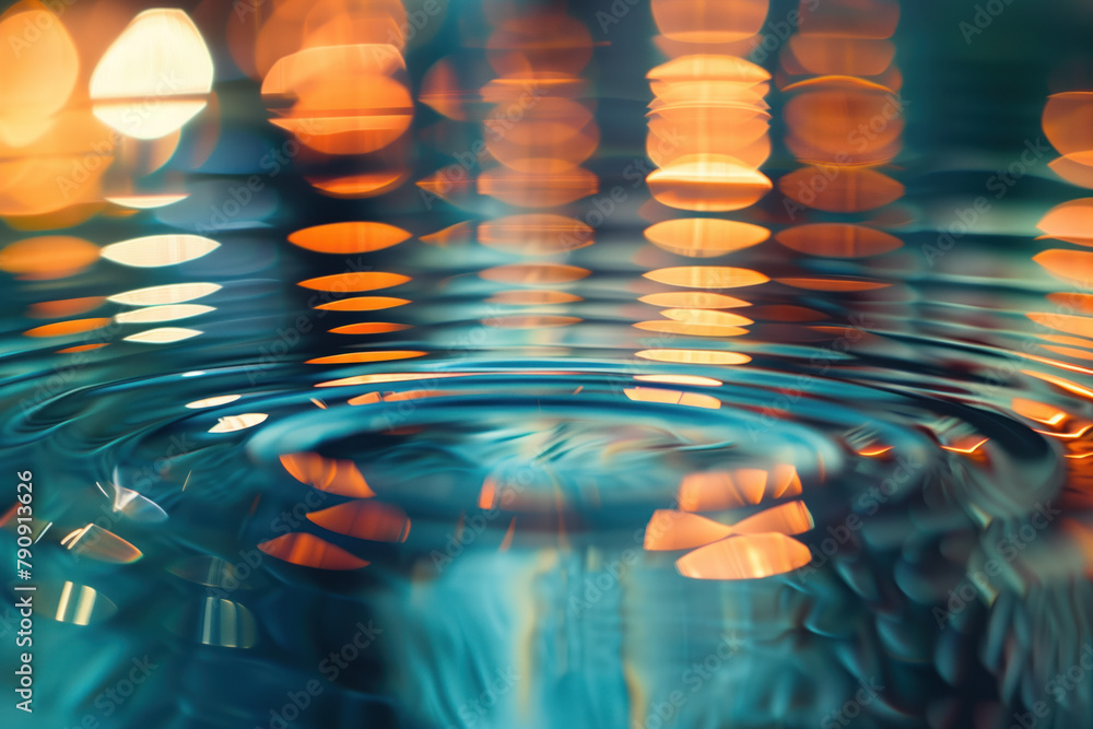 Poster abstract background with reflections and caustics. hi-tech. futuristic background image. created wit