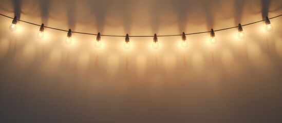 lights mounted on a white wall