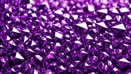 luxurious purple diamond background. glitter purple