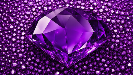 luxurious purple diamond background. glitter purple