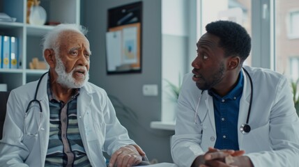 Elderly Patient with Healthcare Professional