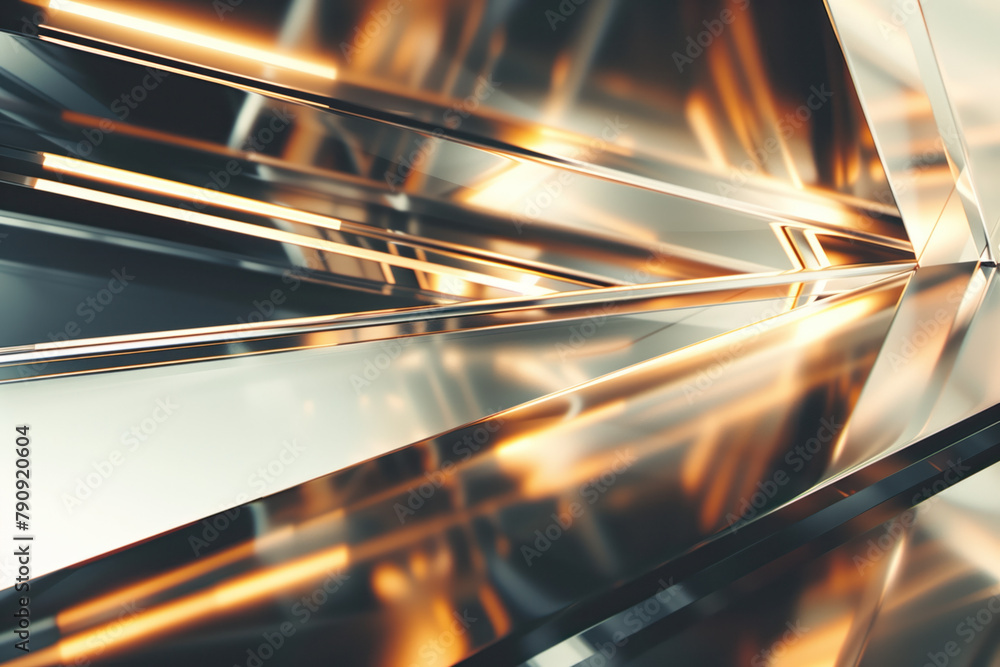Poster abstract background with reflections and caustics. hi-tech. futuristic background image. created wit