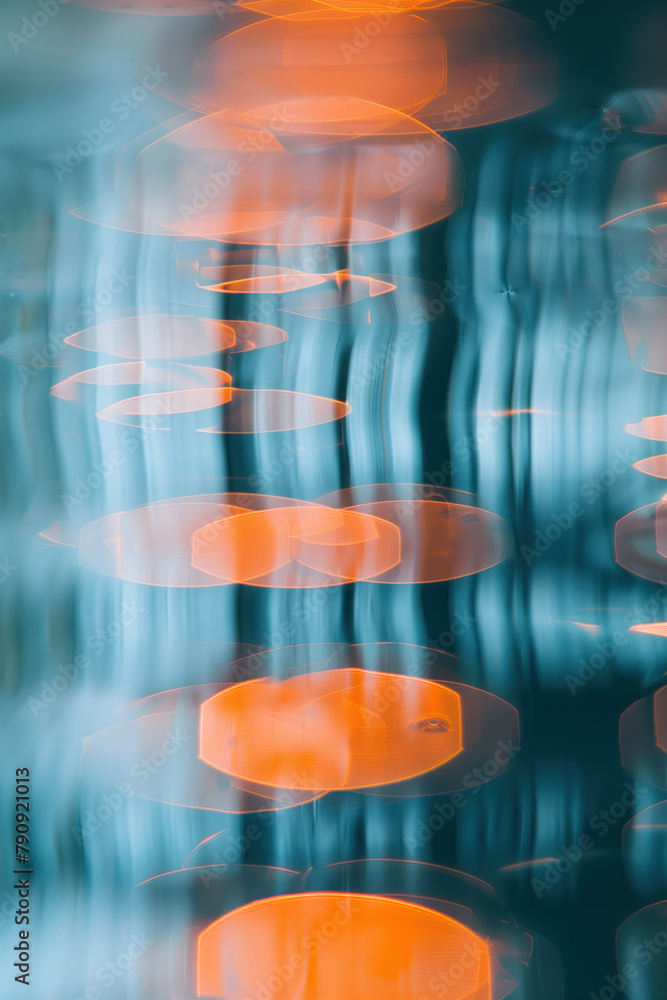 Poster abstract background with reflections and caustics. hi-tech. futuristic background image. created wit