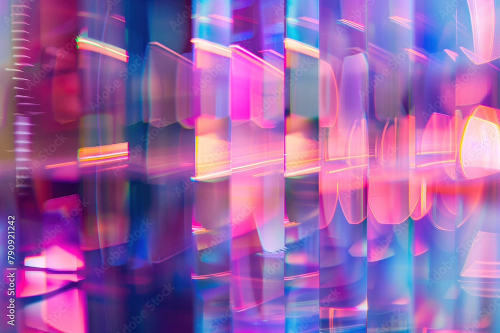 Poster abstract background with reflections and caustics. hi-tech. futuristic background image. created wit
