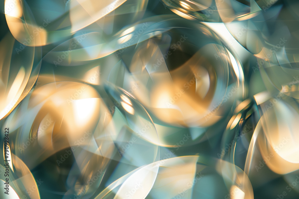 Poster abstract background with reflections and caustics. hi-tech. futuristic background image. created wit