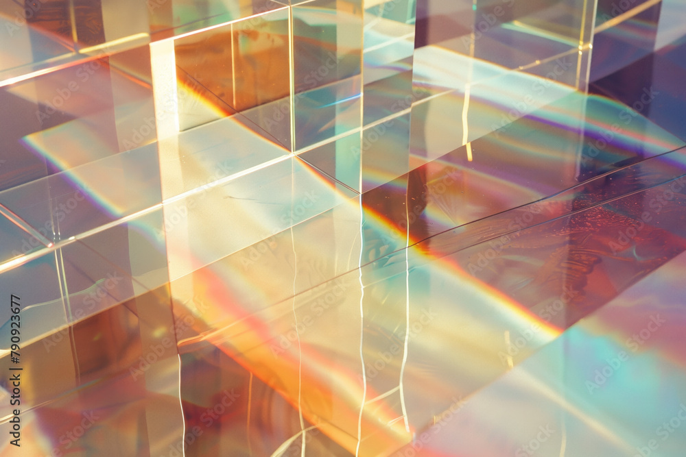 Poster abstract background with reflections and caustics. hi-tech. futuristic background image. created wit