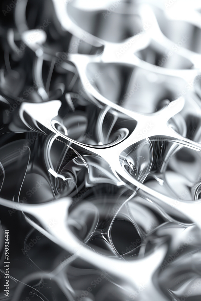 Poster abstract background with reflections and caustics. hi-tech. futuristic background image. created wit