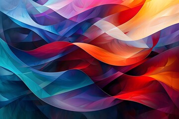 Colorful Abstract Swirl Design with Artistic Textures