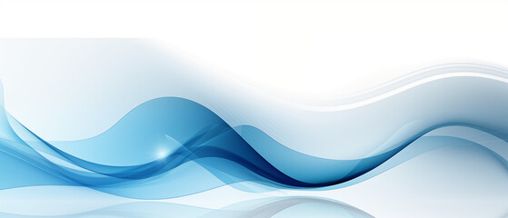 Obraz premium Abstract Blue Wave Background for Creative Design Use
