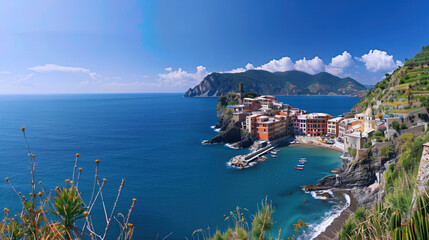 Chinque Terra, Italy, Generative AI