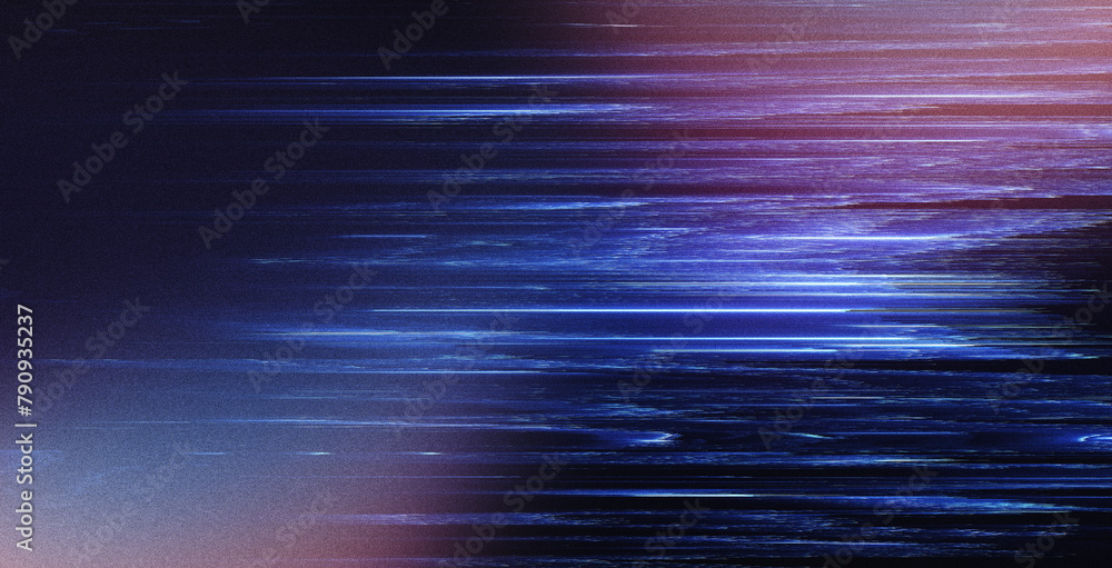 Poster 4k beautiful color gradient background with data mosh glitch noise. abstract pastel holographic blur