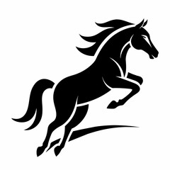 Horse silhouette vector