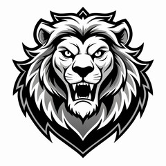 Lion head mascot