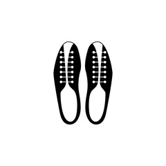 Football Soccer Boots flat vector icon. Simple solid symbol isolated on white background. Football Soccer Boots sign design template for web and mobile UI element