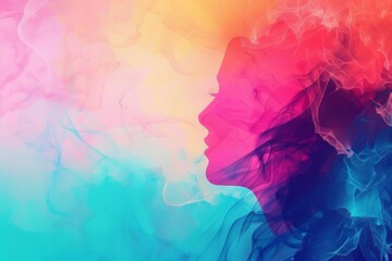 abstract background for Dementia Action or Dementia Awareness Week 