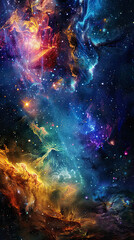 Interstellar Cosmic Ballet Celestial Tapestry