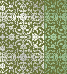 wedding card design, traditional paisley floral pattern , royal India	