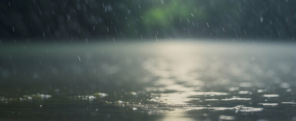 Soft Abstract Drizzles: Monsoon Sale Photo Stock Concept