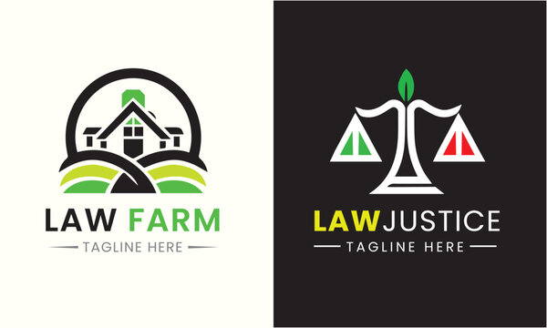 Law firm justice attorney judge court icon symbol logo design sample element